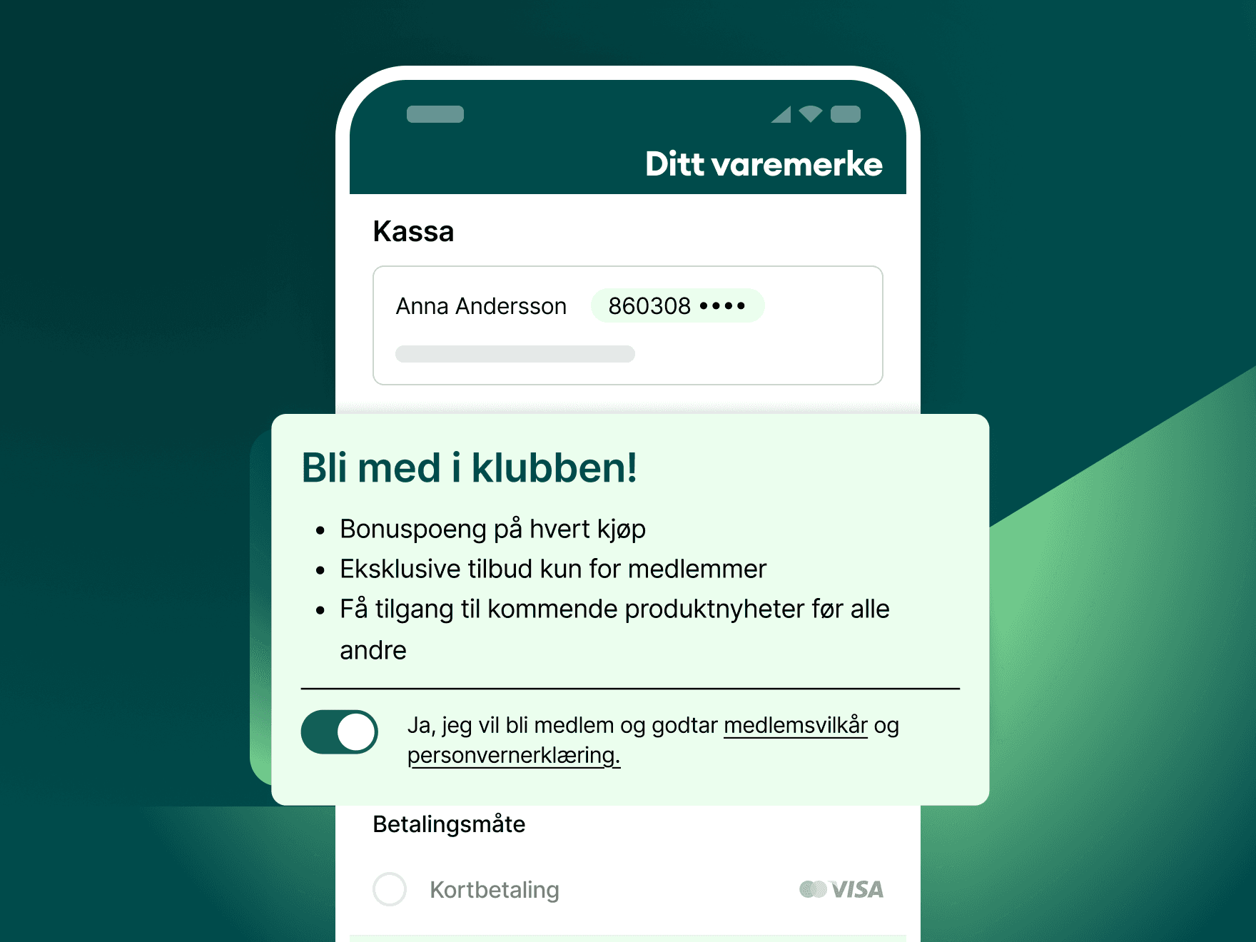Checkout simpel - NO - Member Connect