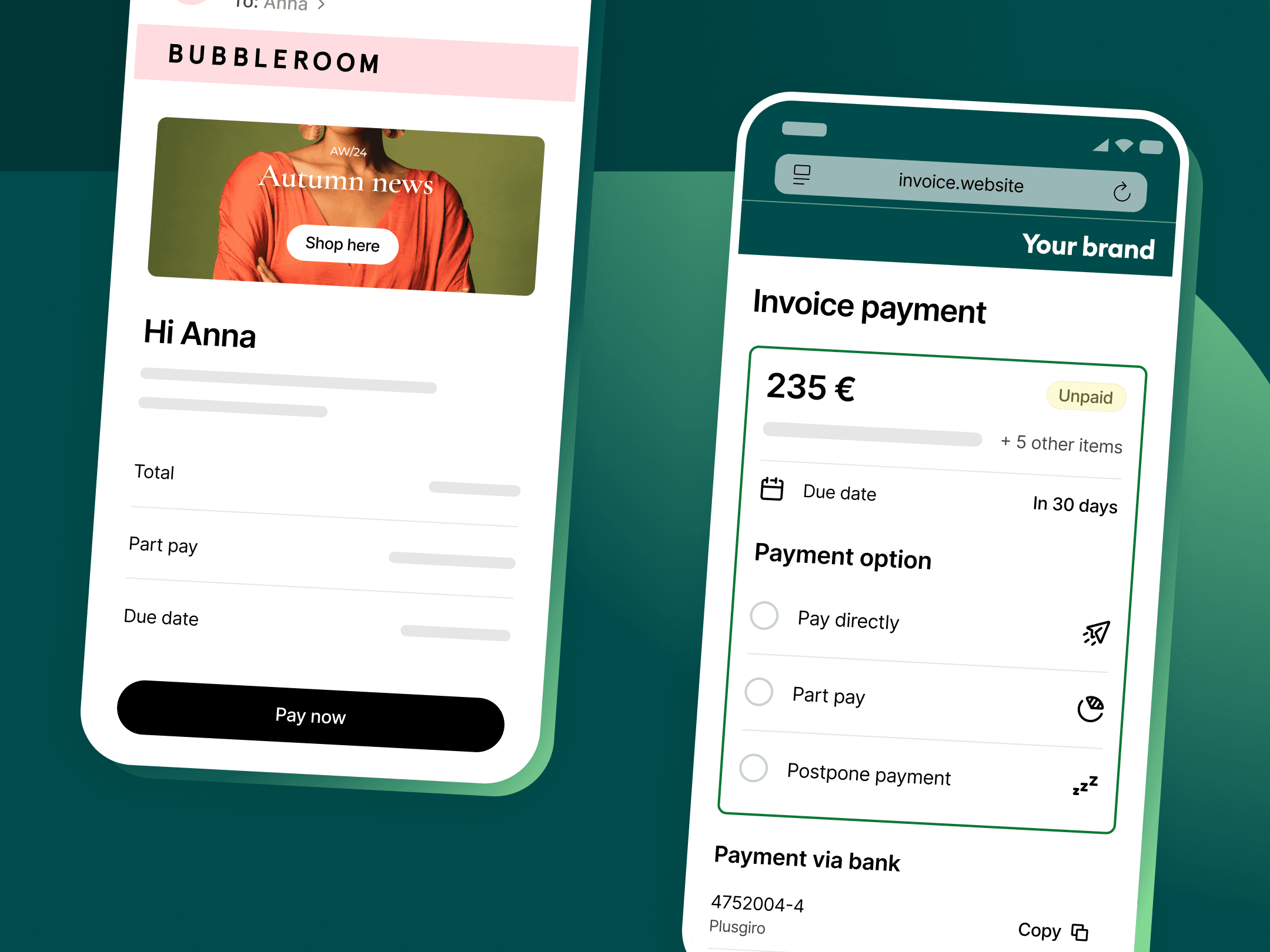 More touchpoints wrapped in your brand